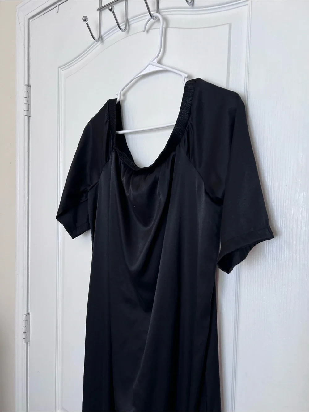 Verda Women's Black Off-Shoulder Maxi Dress size 44
